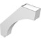 Ekena Millwork 5 1/2-in. W x 30-in. D x 34-in. H Imperial Architectural Grade PVC Knee Brace BRCP055X30X34IMP - alternate 6